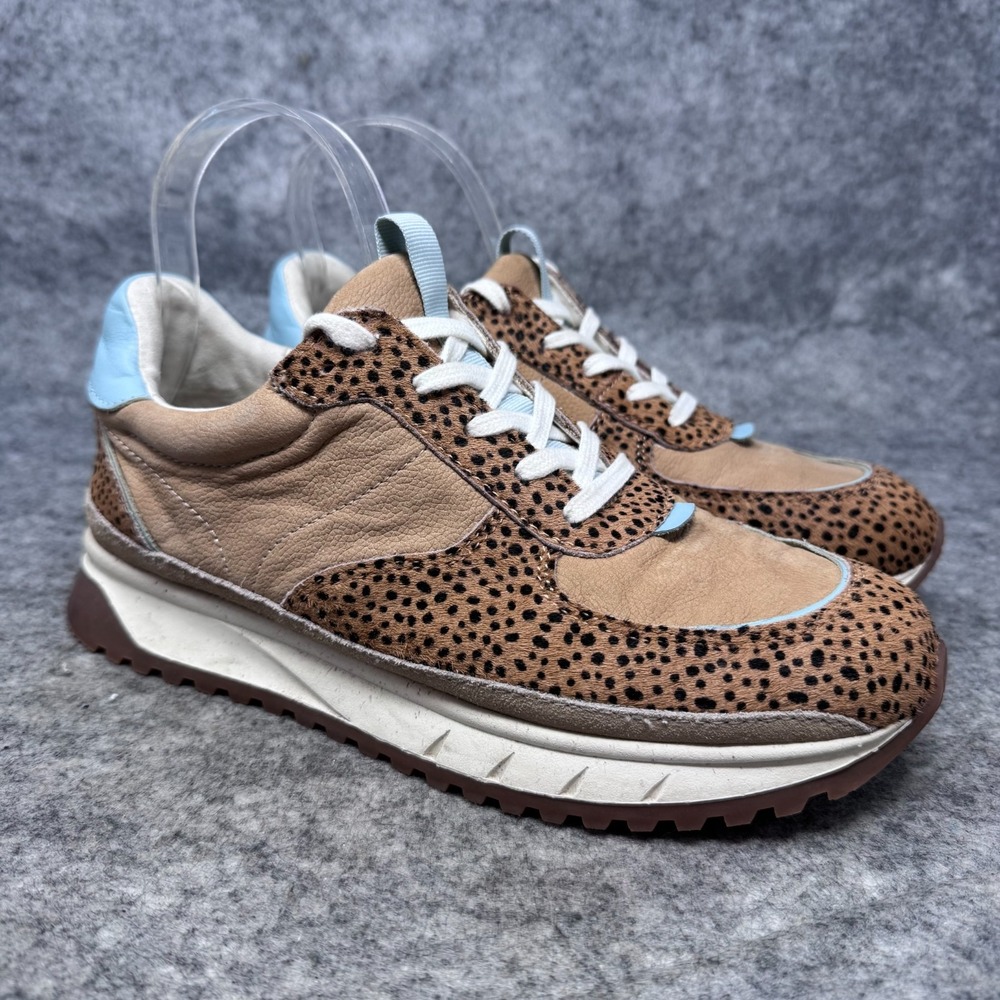 Madewell Kickoff Trainer Sneakers Spot Dot Calf Hair Nubuck Womens Size 8 Shoes‎